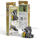 Raccoon 3D Model Kit