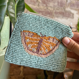 Butterfly Beaded Coin Purse