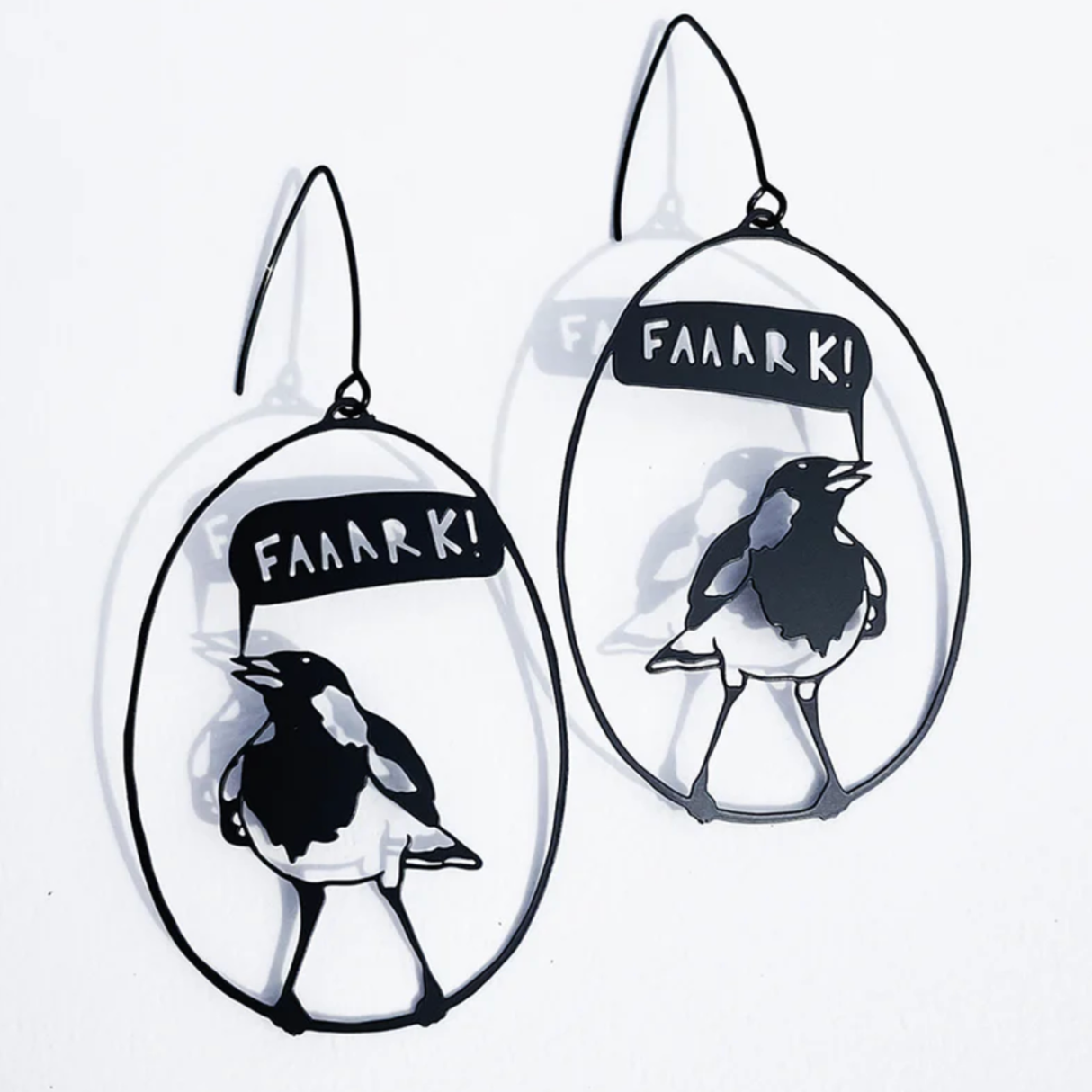 Black Lark Earrings