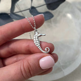 Seahorse Necklace - Sterling Silver